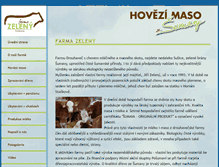 Tablet Screenshot of farmazeleny.cz